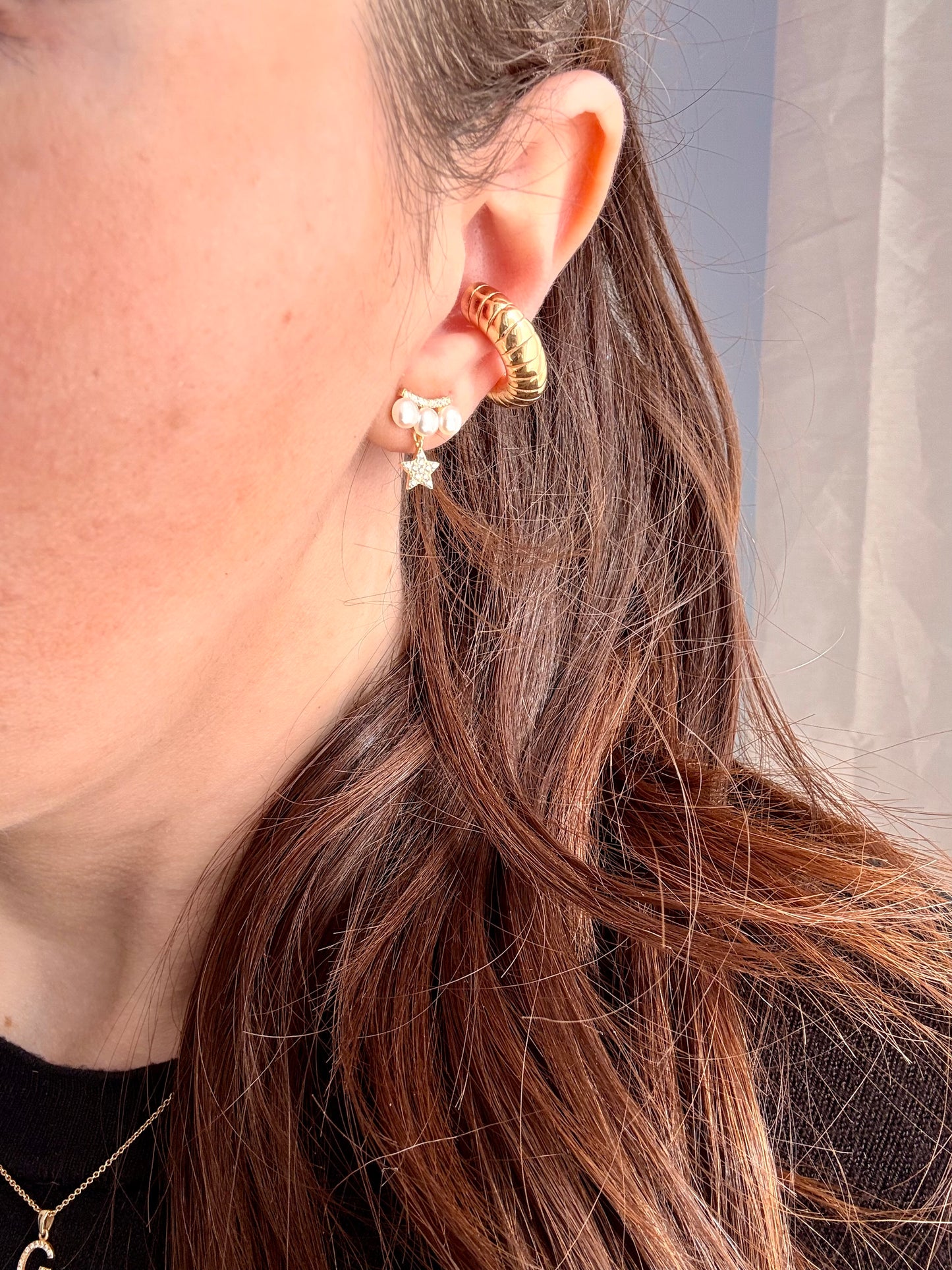 EAR CUFF BOMBATO RIGATO GRANDE