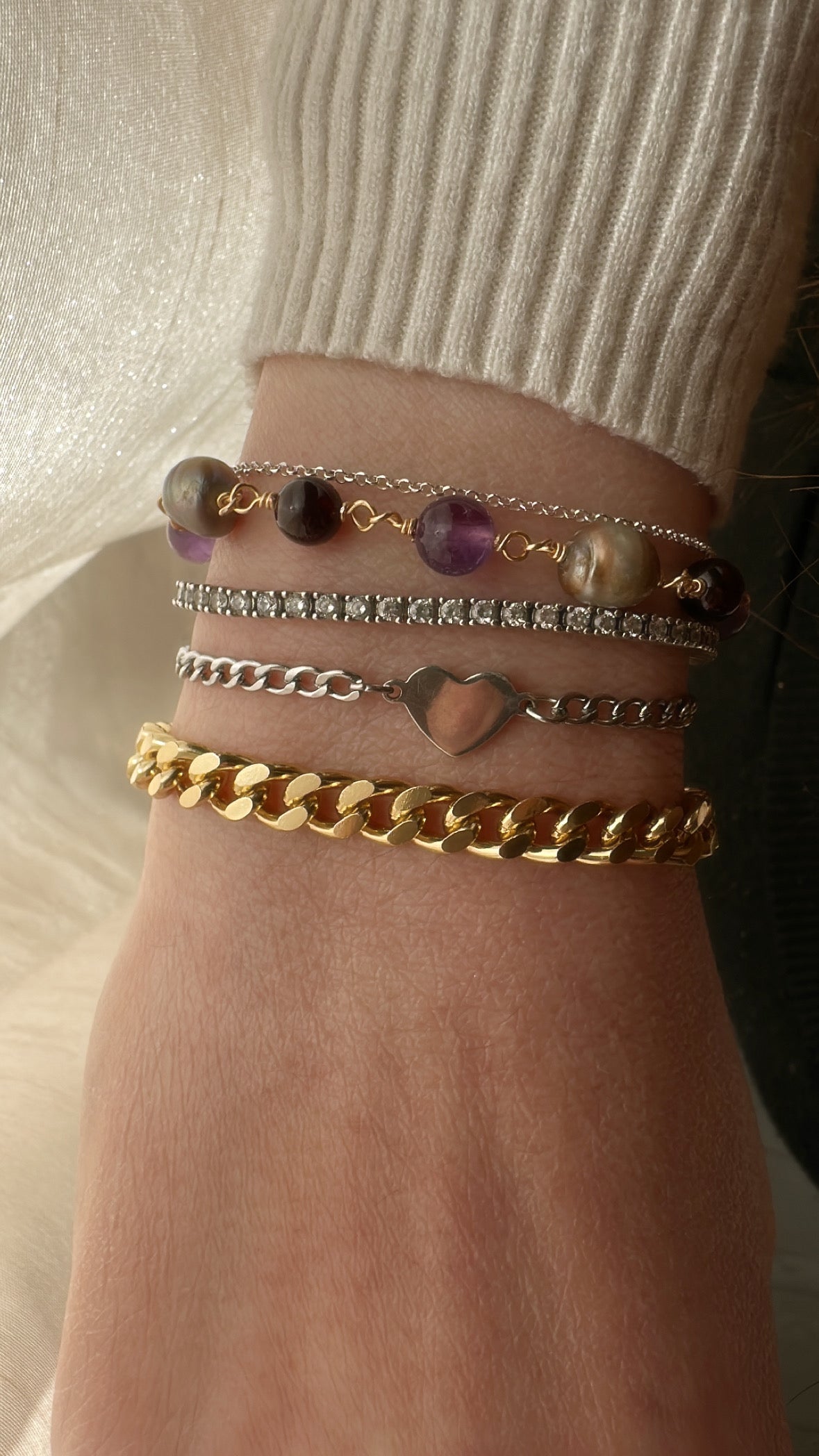 BRACCIALE CATENA GRUMETTE ORO