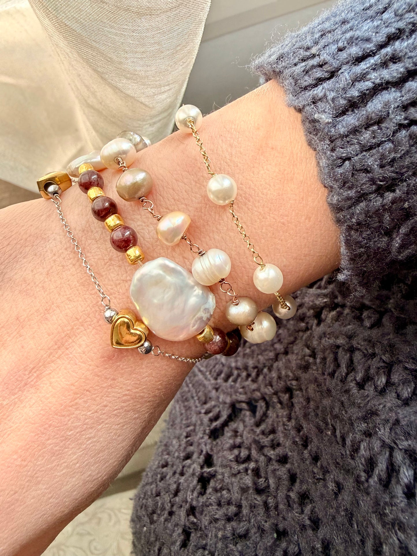 BRACCIALE RADO PERLE