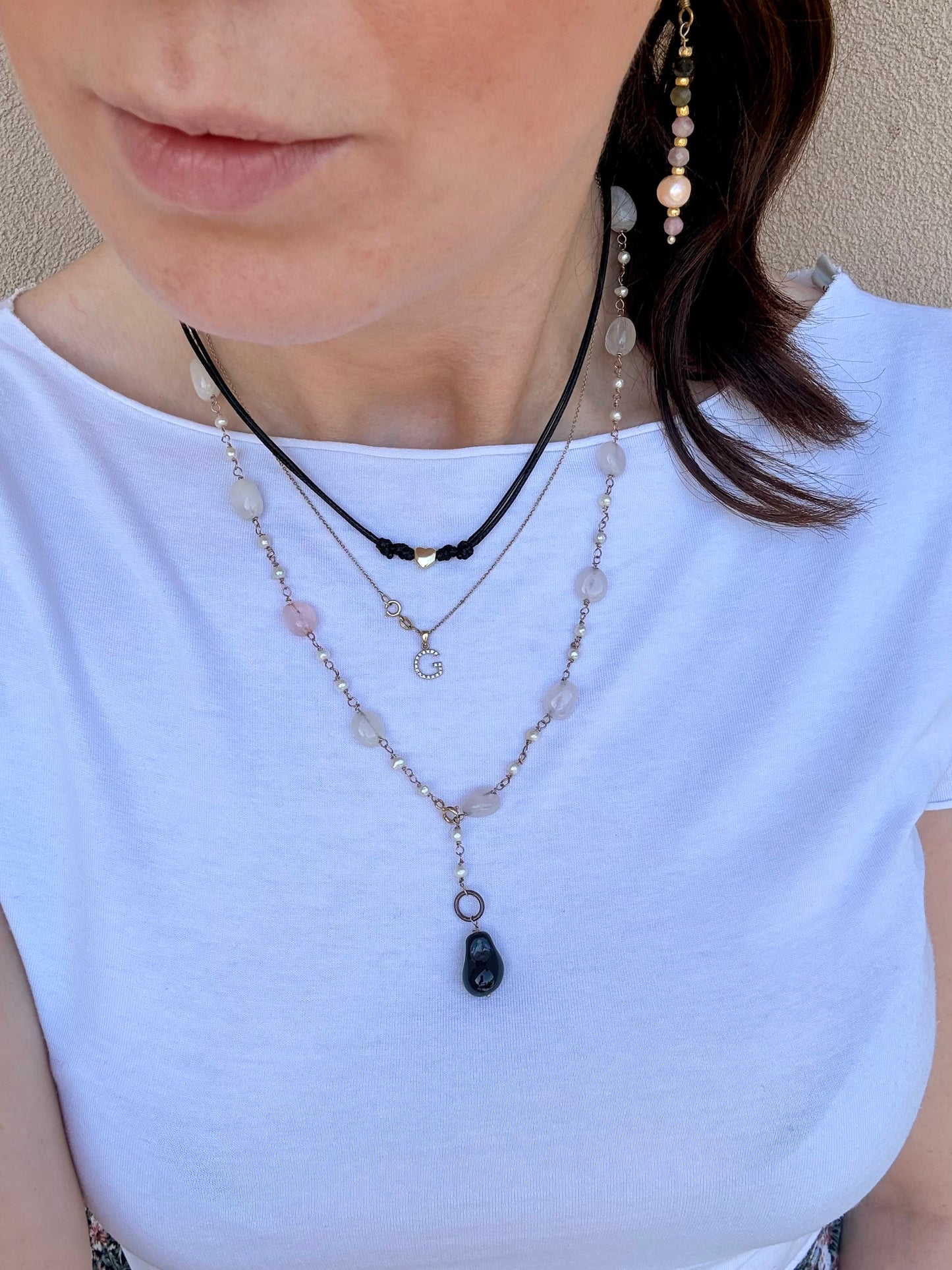 COLLANA CORDINO CON CUORICINO