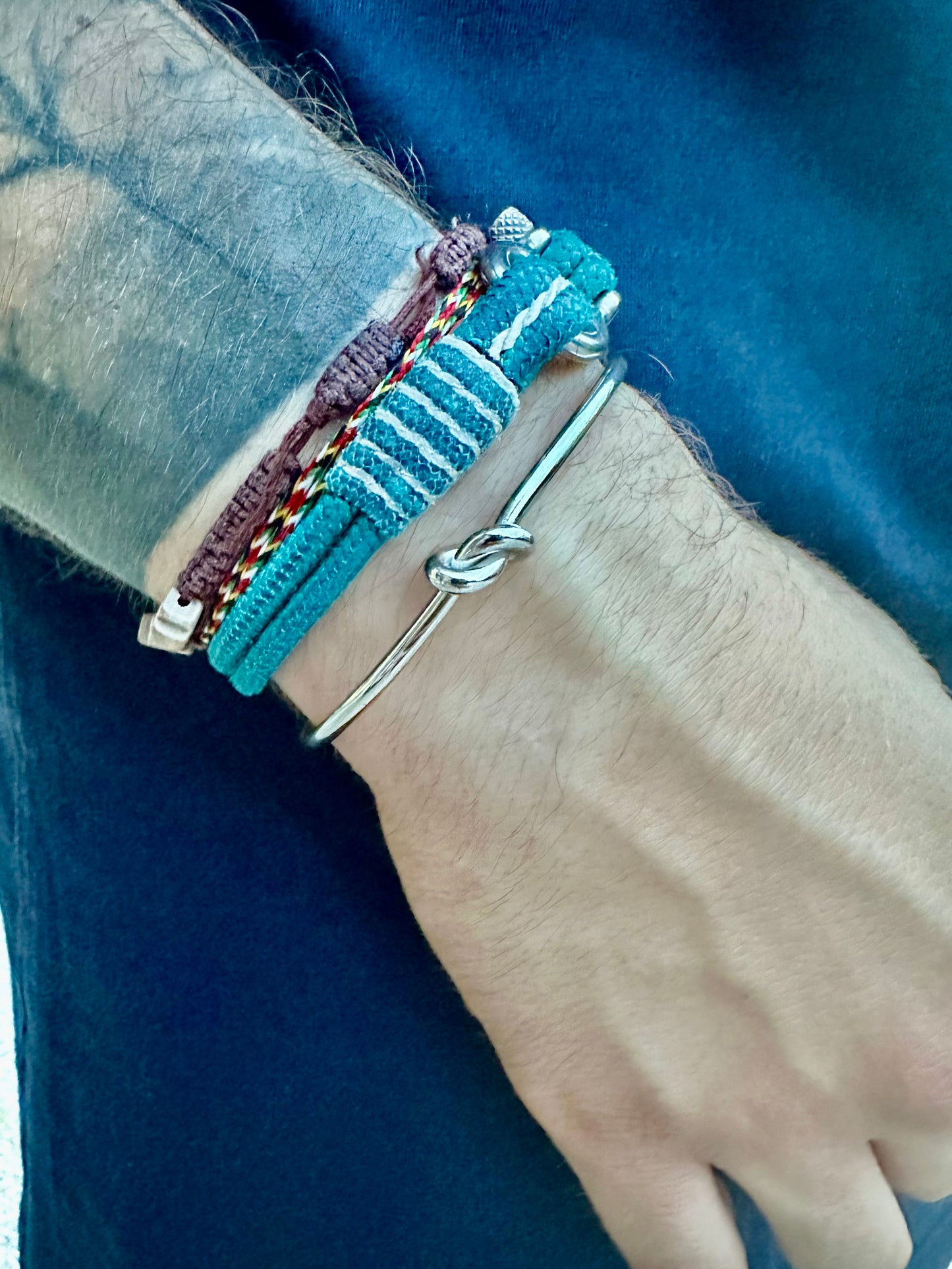 BRACCIALI RIGIDI UNISEX CON INTRECCIO