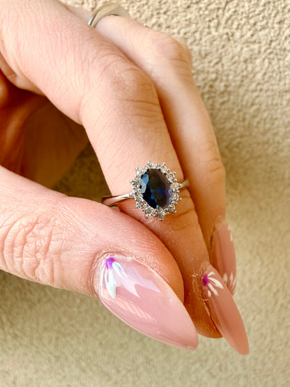 ANELLO MARGHERITA BABY IN ARGENTO CON ZIRCONI REGOLABILE