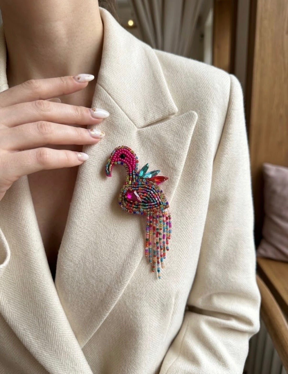 SPILLA FLAMINGO MULTICOLORE