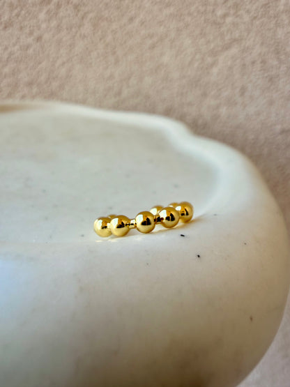 EARCUFF SFERE D’ORO