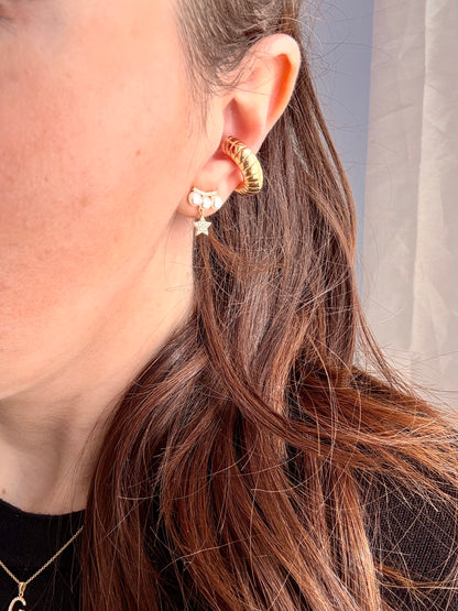 EAR CUFF BOMBATO RIGATO GRANDE