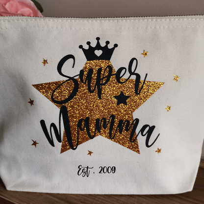 Pochette - Astuccio - Busta in Cotone da Personalizzare - Festa della Mamma
