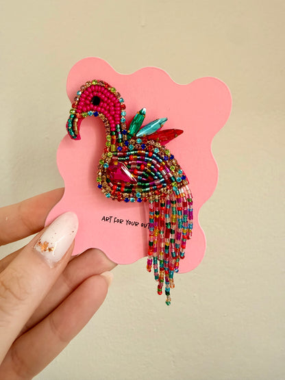 SPILLA FLAMINGO MULTICOLORE