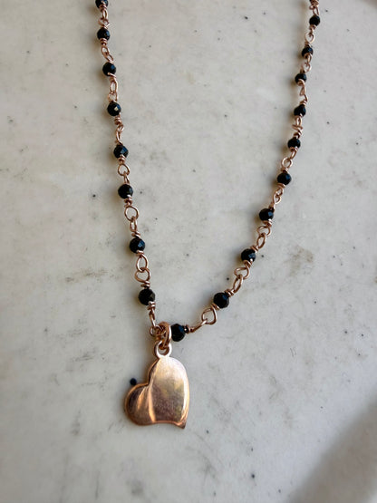 COLLANA CUORE ROSÉ