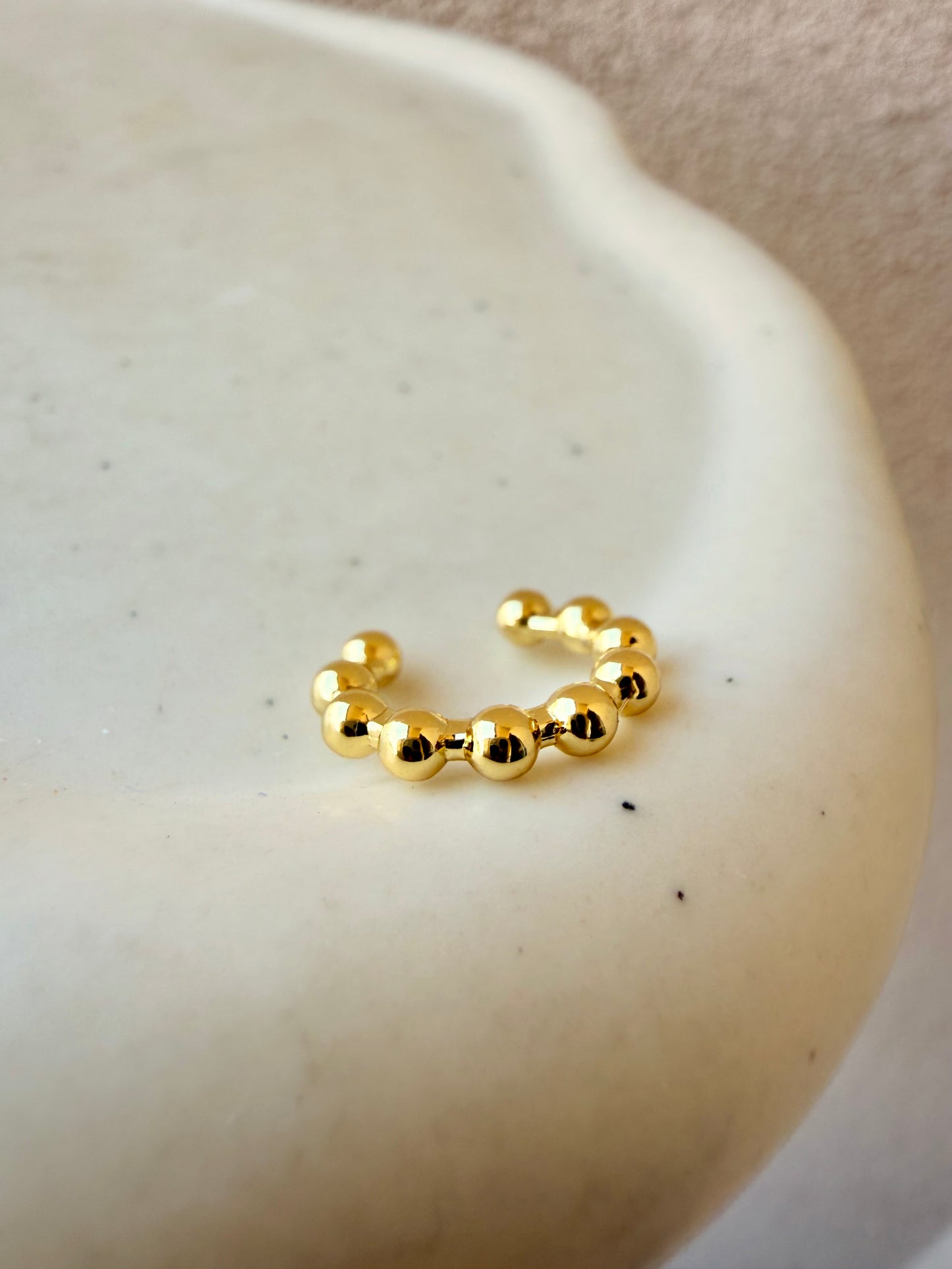 EARCUFF SFERE D’ORO
