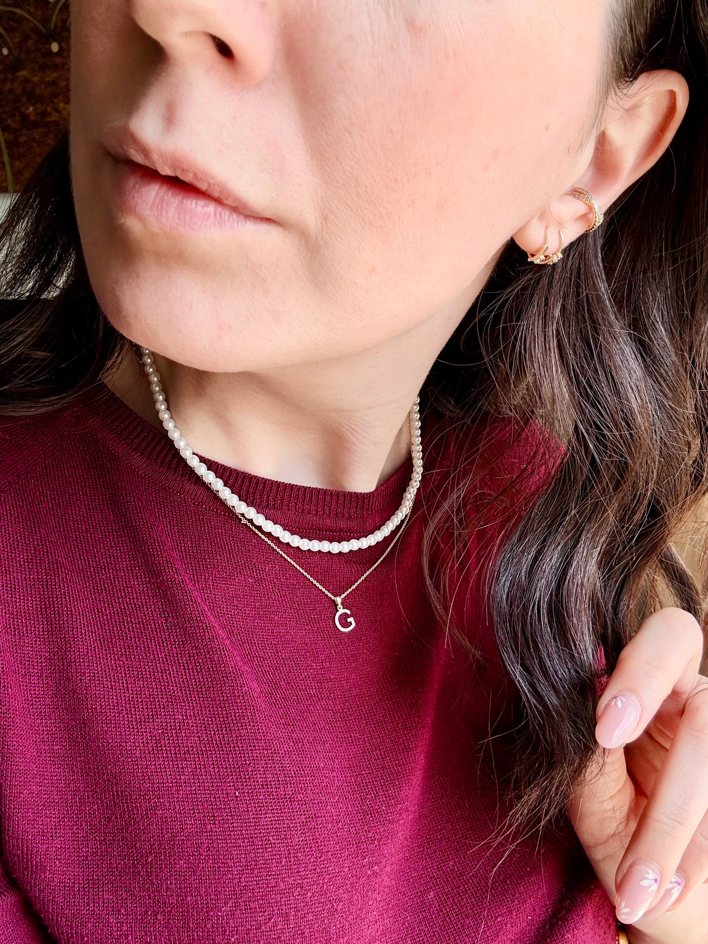 COLLANA PERLE CERATE 4mm