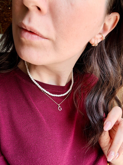 COLLANA PERLE CERATE 4mm