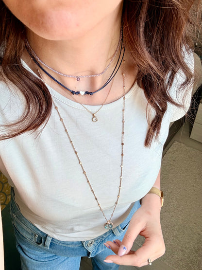 COLLANA CORDINO CON CUORICINO