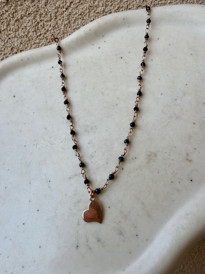 COLLANA CUORE ROSÉ