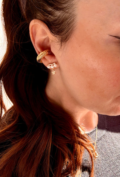 EAR CUFF BOMBATO RIGATO GRANDE