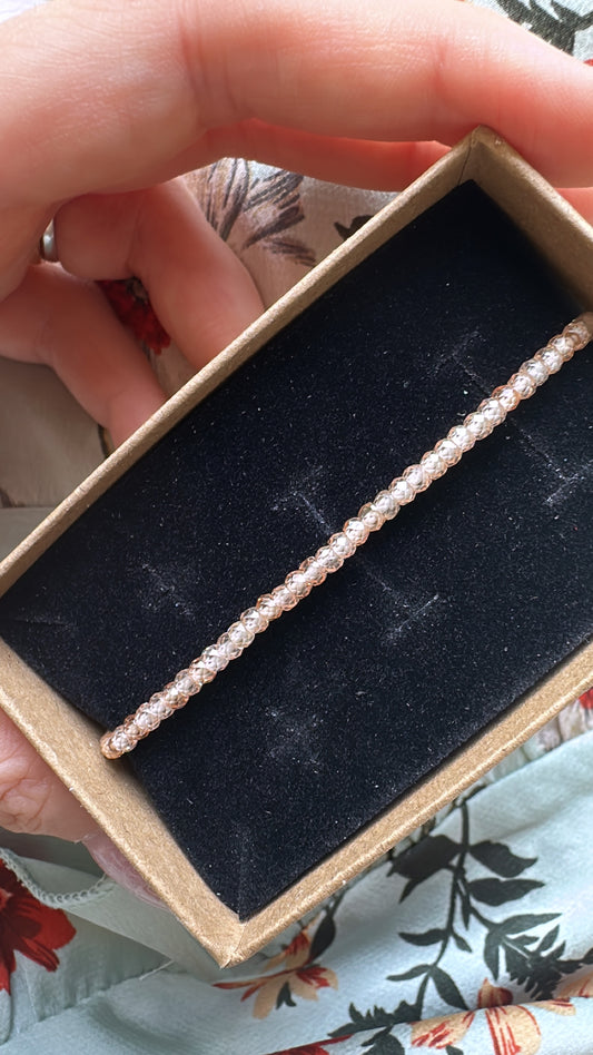 BRACCIALE CON ZIRCONI ARANCIO