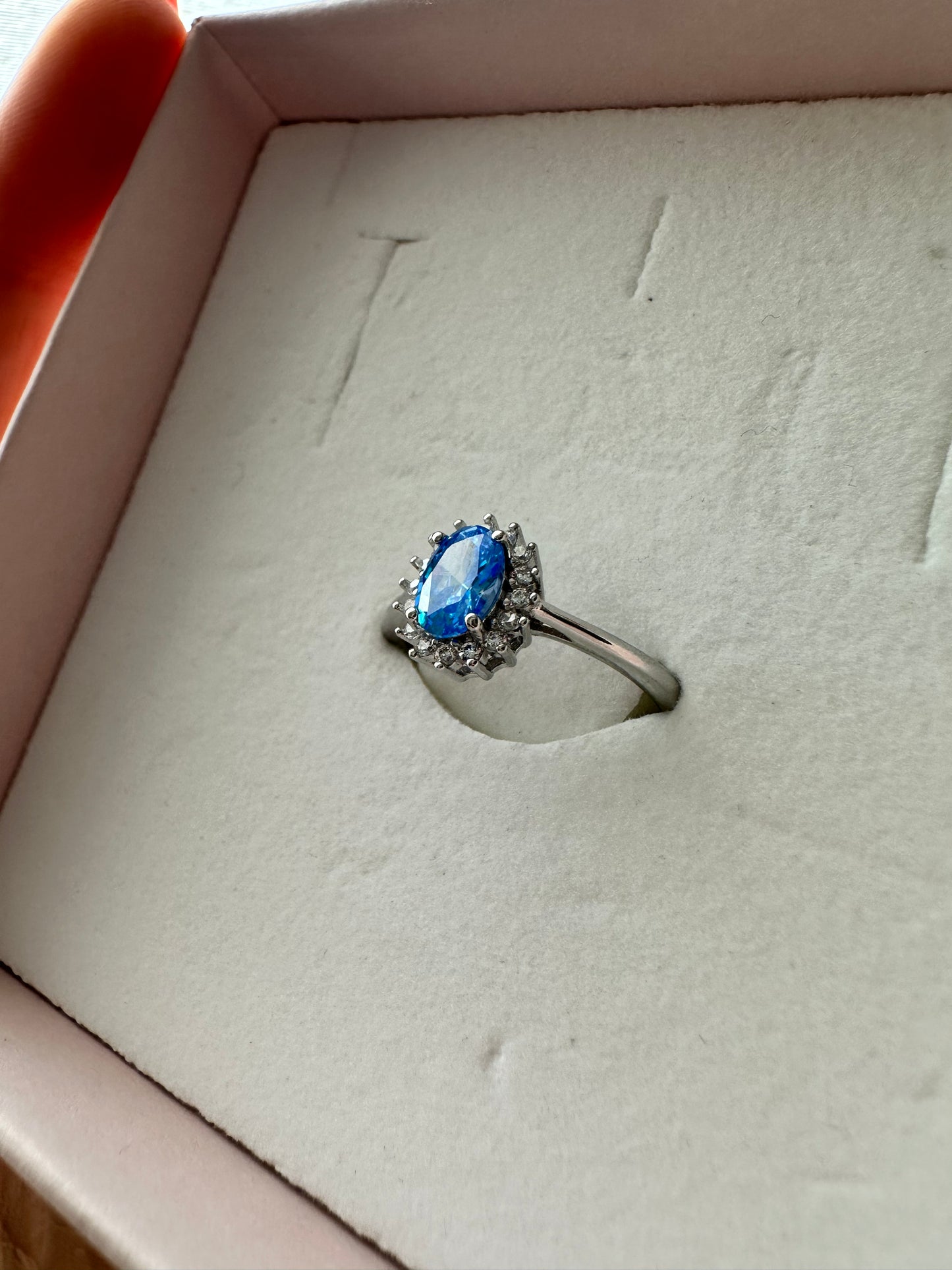 ANELLO MARGHERITA BABY IN ARGENTO CON ZIRCONI REGOLABILE