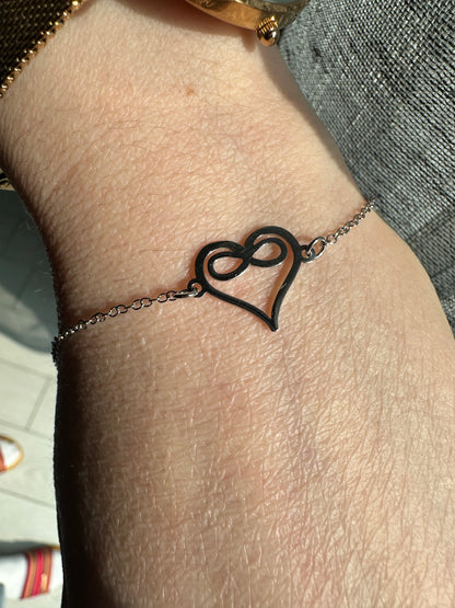 BRACCIALE CUORE INFINITO