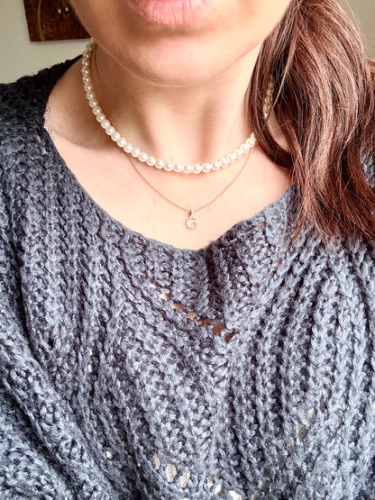 COLLANA DI PERLE CERATE DI VETRO