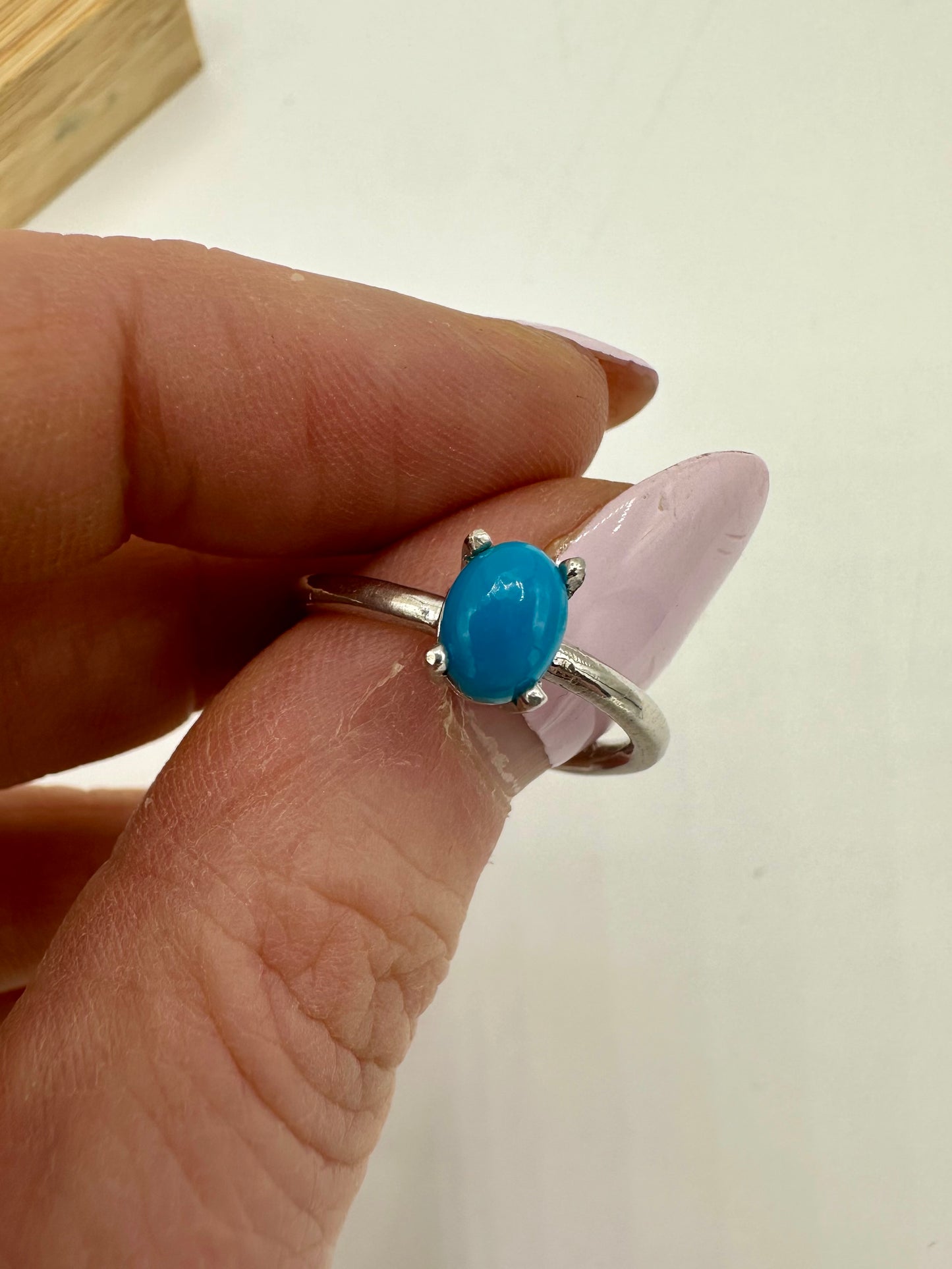 ANELLO REGOLABILE CON TURCHESE