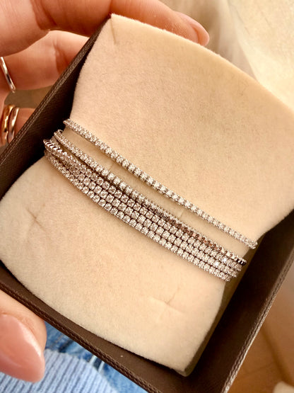 TENNIS SOTTILE CON ZIRCONI