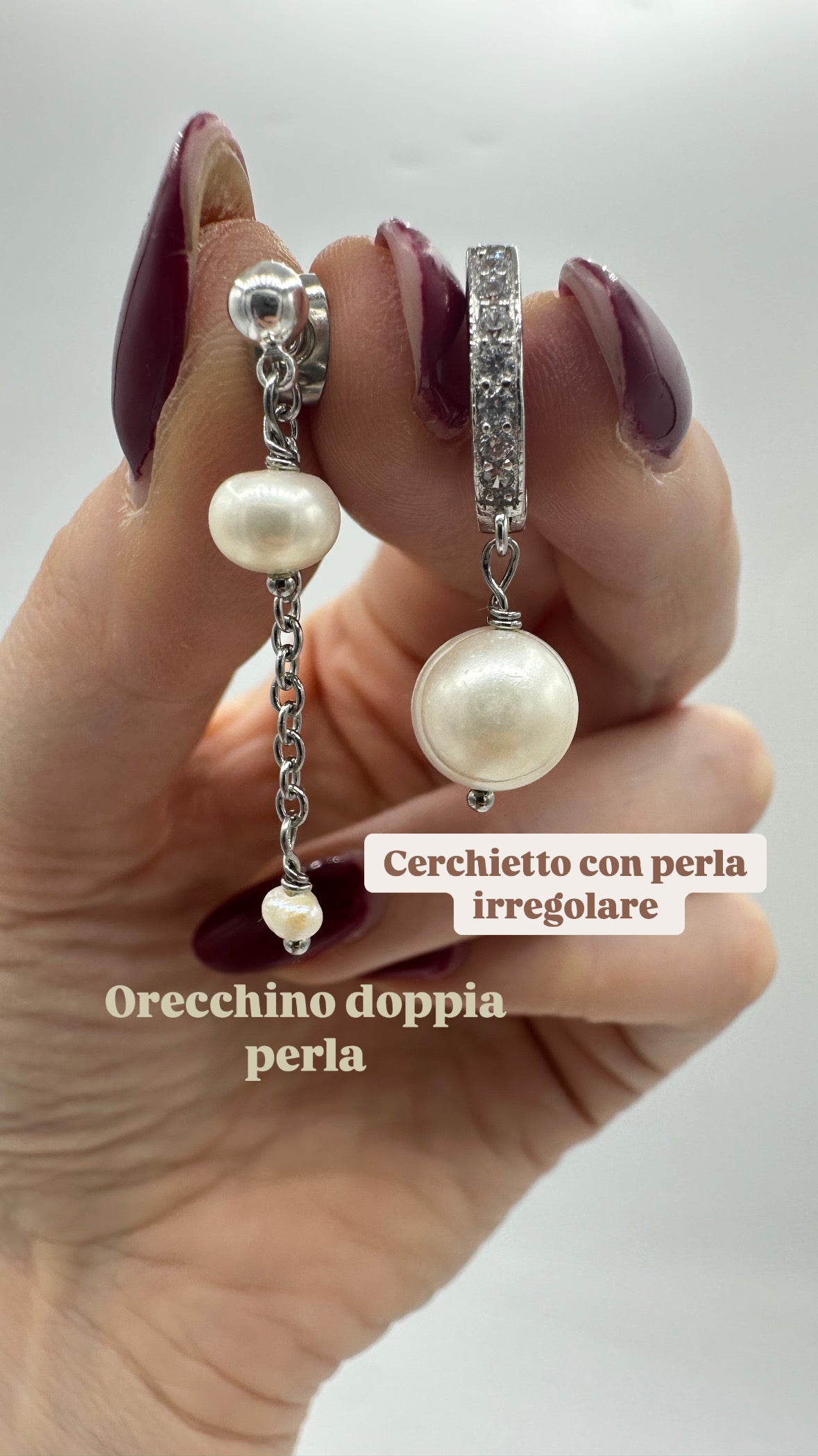 ORECCHINI PERLE