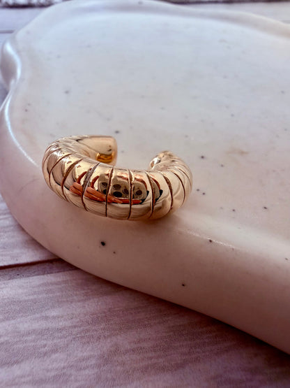 EAR CUFF BOMBATO RIGATO GRANDE