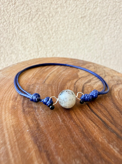 BRACCIALE CORDINO CON DIASPRO