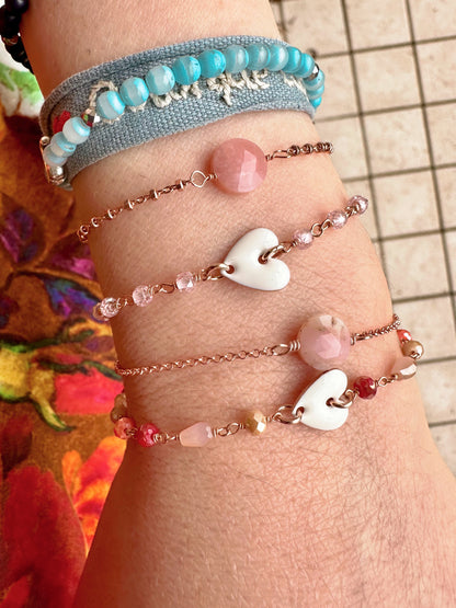 BRACCIALI IN ARGENTO ROSÉ