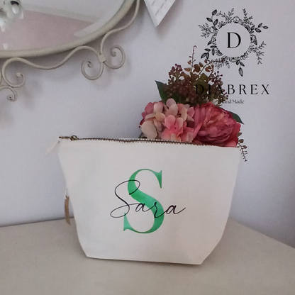 Pochette - Astuccio - Custodia in Tela di Cotone Personalizzata