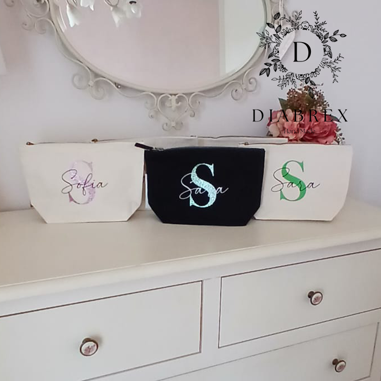 Pochette - Astuccio - Custodia in Tela di Cotone Personalizzata