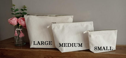 Pochette - Astuccio - Custodia in Tela di Cotone Personalizzata