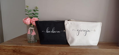 Pochette - Astuccio - Custodia in Tela di Cotone Personalizzata