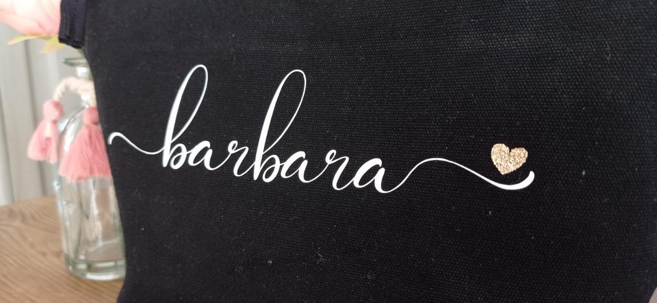 Pochette - Astuccio - Custodia in Tela di Cotone Personalizzata